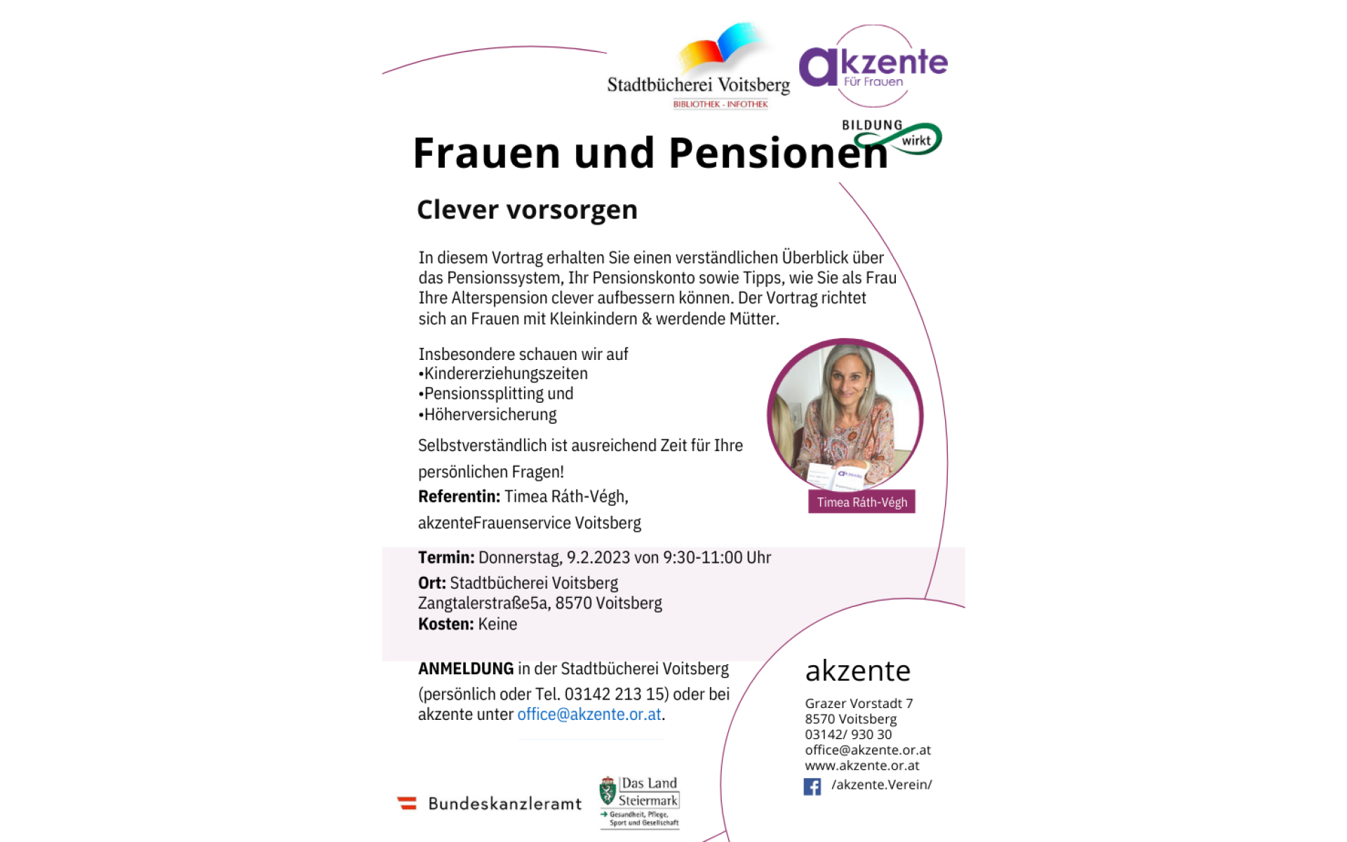 Frauen und Pensionen
